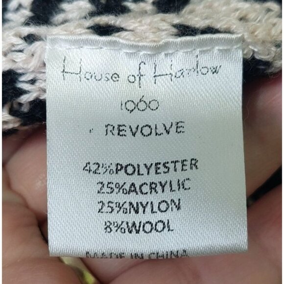 x Revolve Ash Duster House Of Harlow 1960 x Revolve Fringed Knit Cardigan XXS - Picture 13 of 15